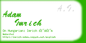adam imrich business card